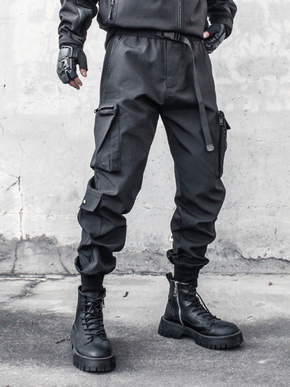 Functional Multi-Pocket Cuffed Cargo Pants WN22576