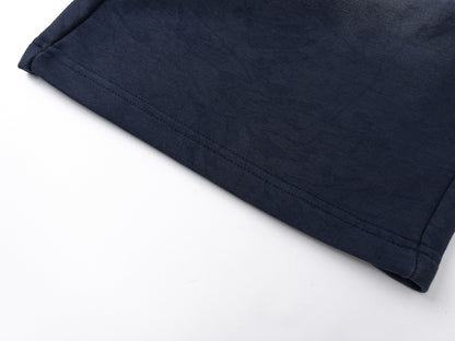 Graphic Letter Design Washed Tie-Dye Half Pants WN16179