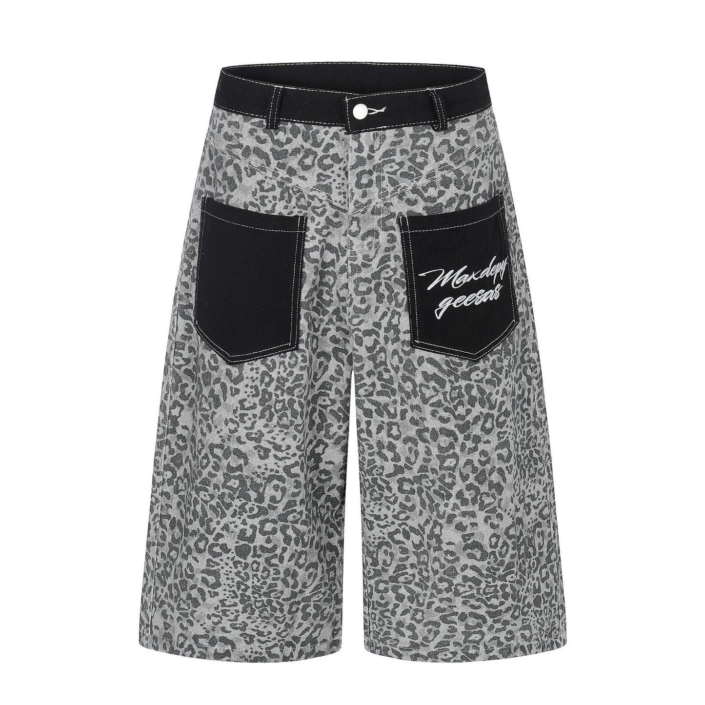 Leopard Pocket Half Pants WN25794