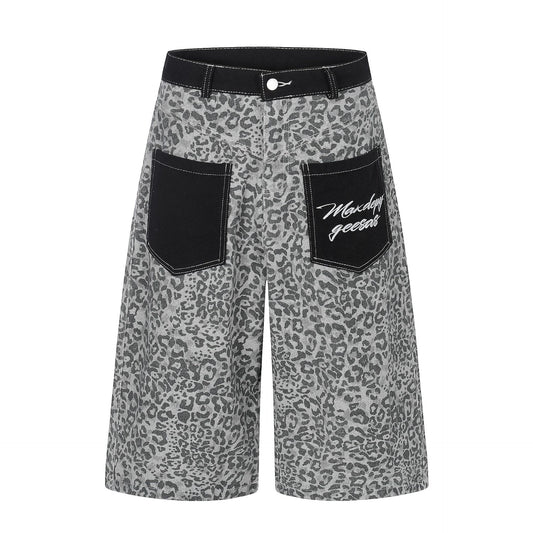 Leopard Pocket Half Pants WN25794