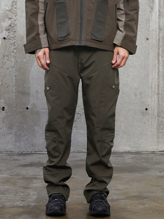 Utility Pocket Zipper-Hem Cargo Pants WN12171