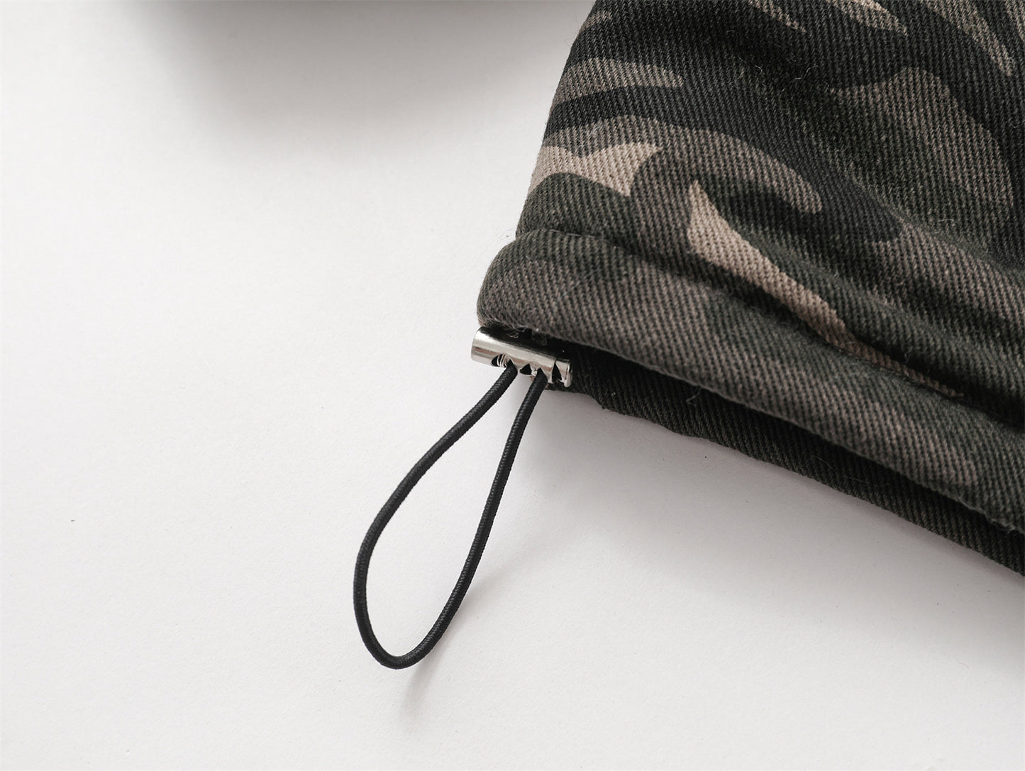 Camouflage Fur Collar Hooded Padded Jacket WN11555