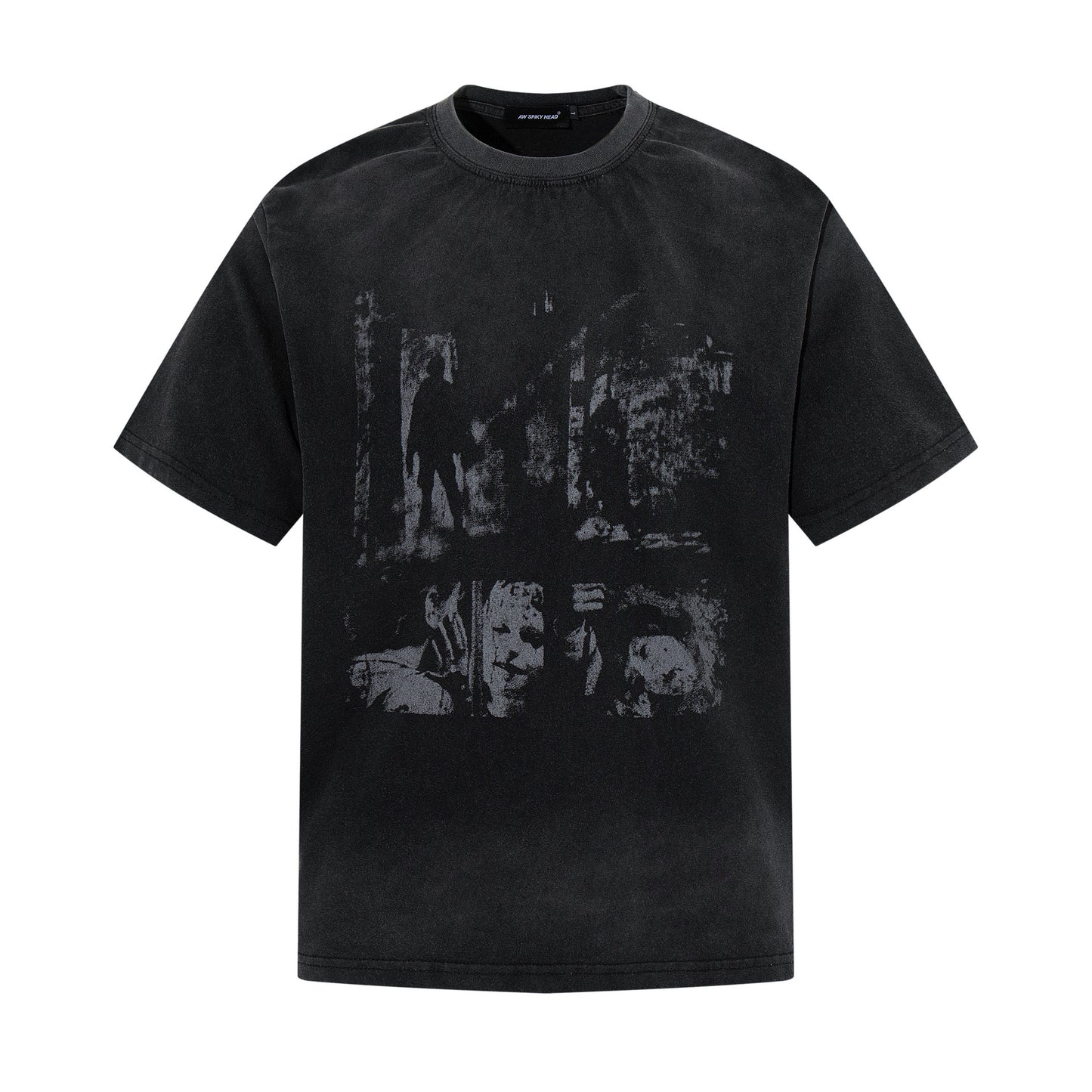 Graffiti Print Short Sleeve T-Shirt WN25686
