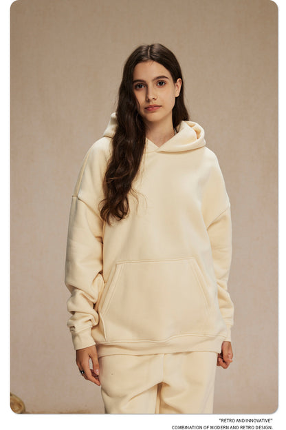 Oversize Plain Hoodie WN9968