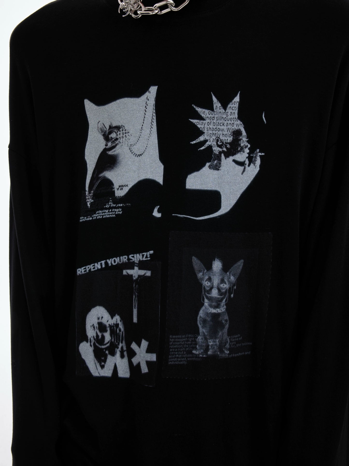 Art Print Stretch Long Sleeve T-Shirt WN20512