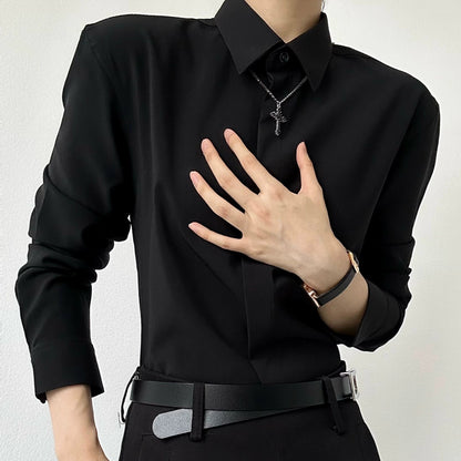 Drape Long Sleeve Shirt WN19622