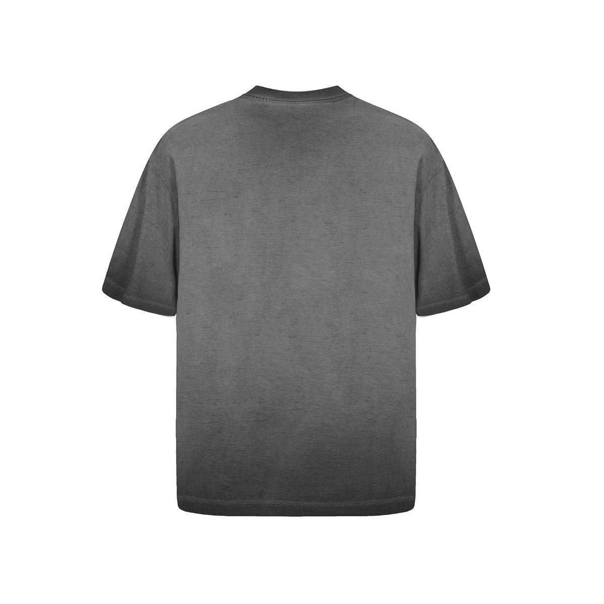 Washed Faded Letter Print Heavyweight Short Sleeve T-Shirt WN26869