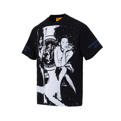 Creative Figure Print Short Sleeve T-Shirt WN26050