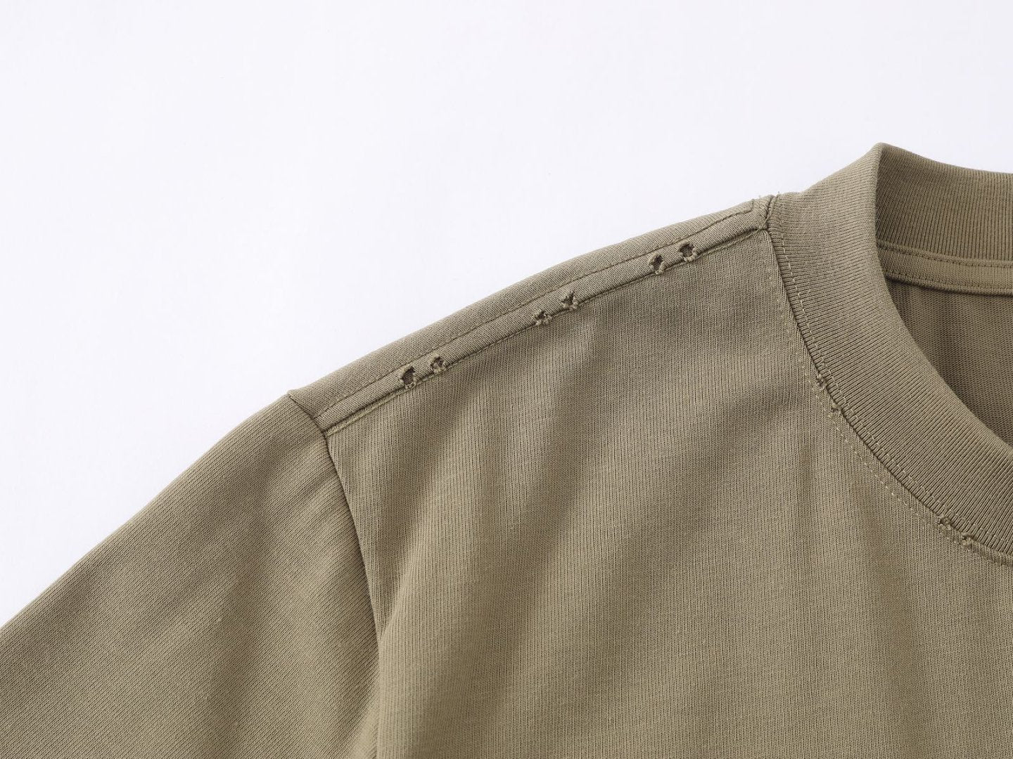 Heavyweight Washed Damage Short Sleeve T-Shirt WN25987