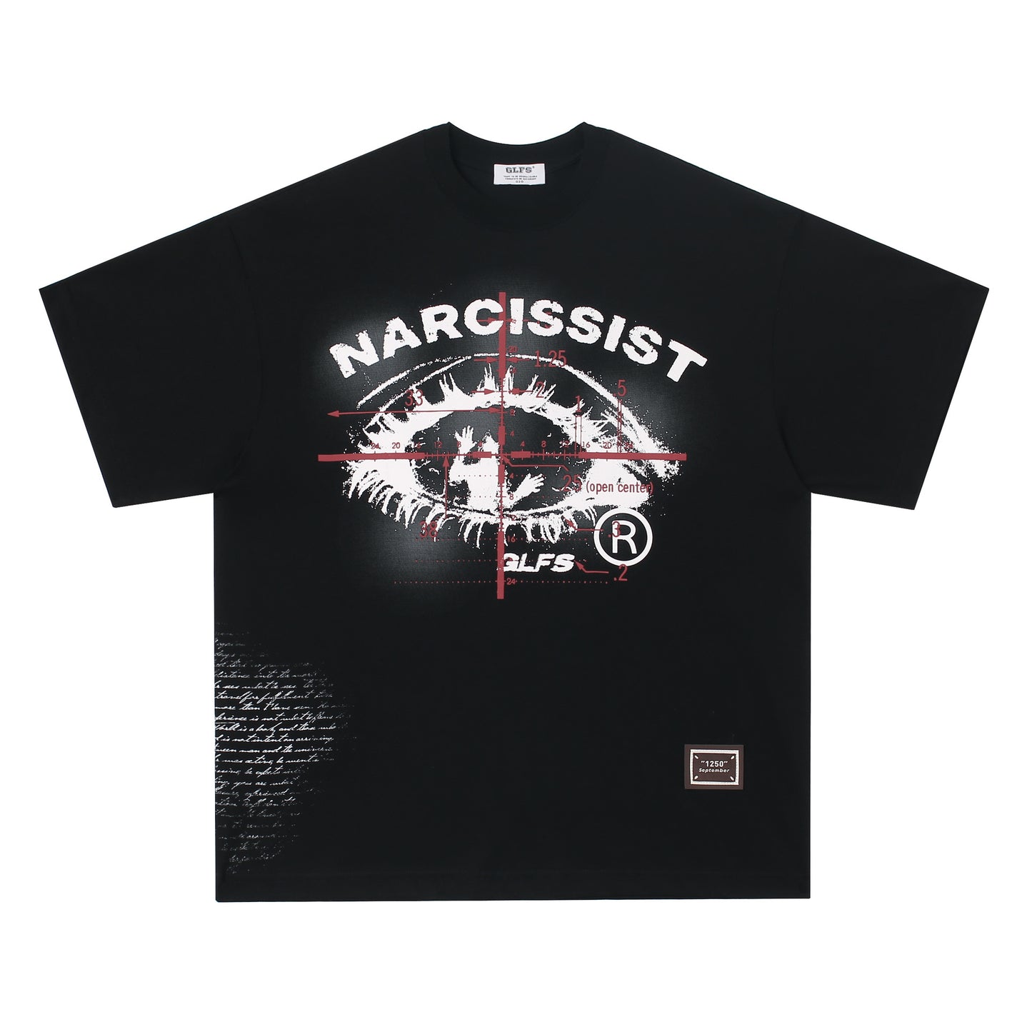 Eye Graphic Letter Print Short Sleeve T-Shirt WN26022
