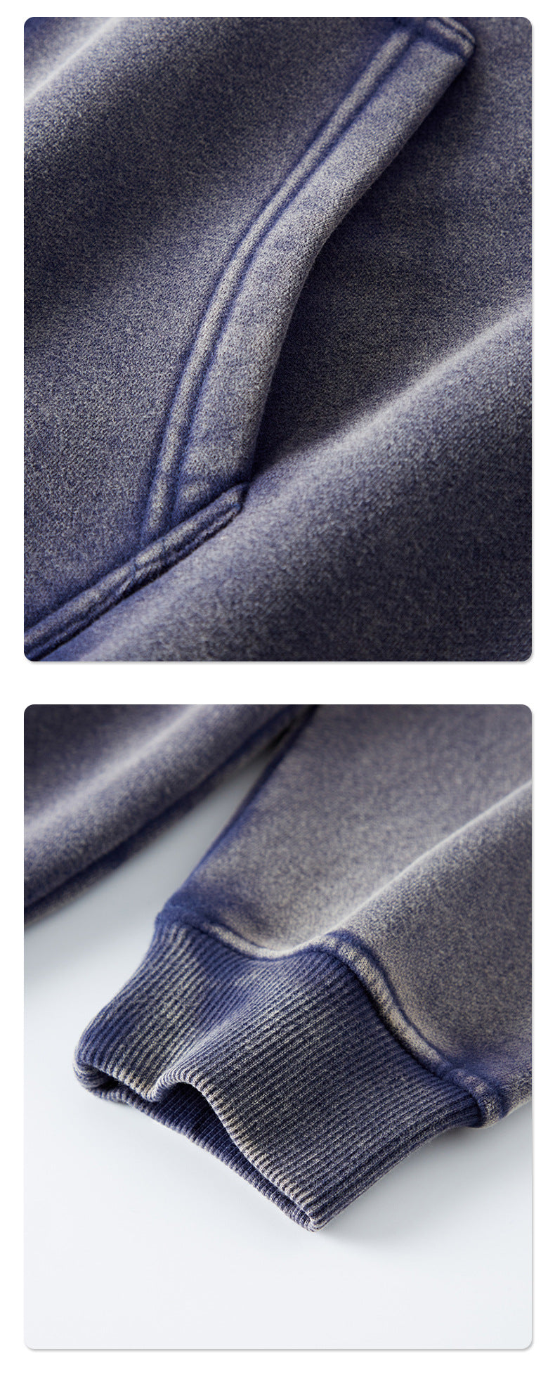 Vintage Dyed Heavyweight Zipper Hoodie WN6646