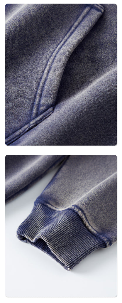 Vintage Dyed Heavyweight Zipper Hoodie WN6646