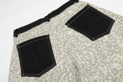 Leopard Pocket Half Pants WN25794