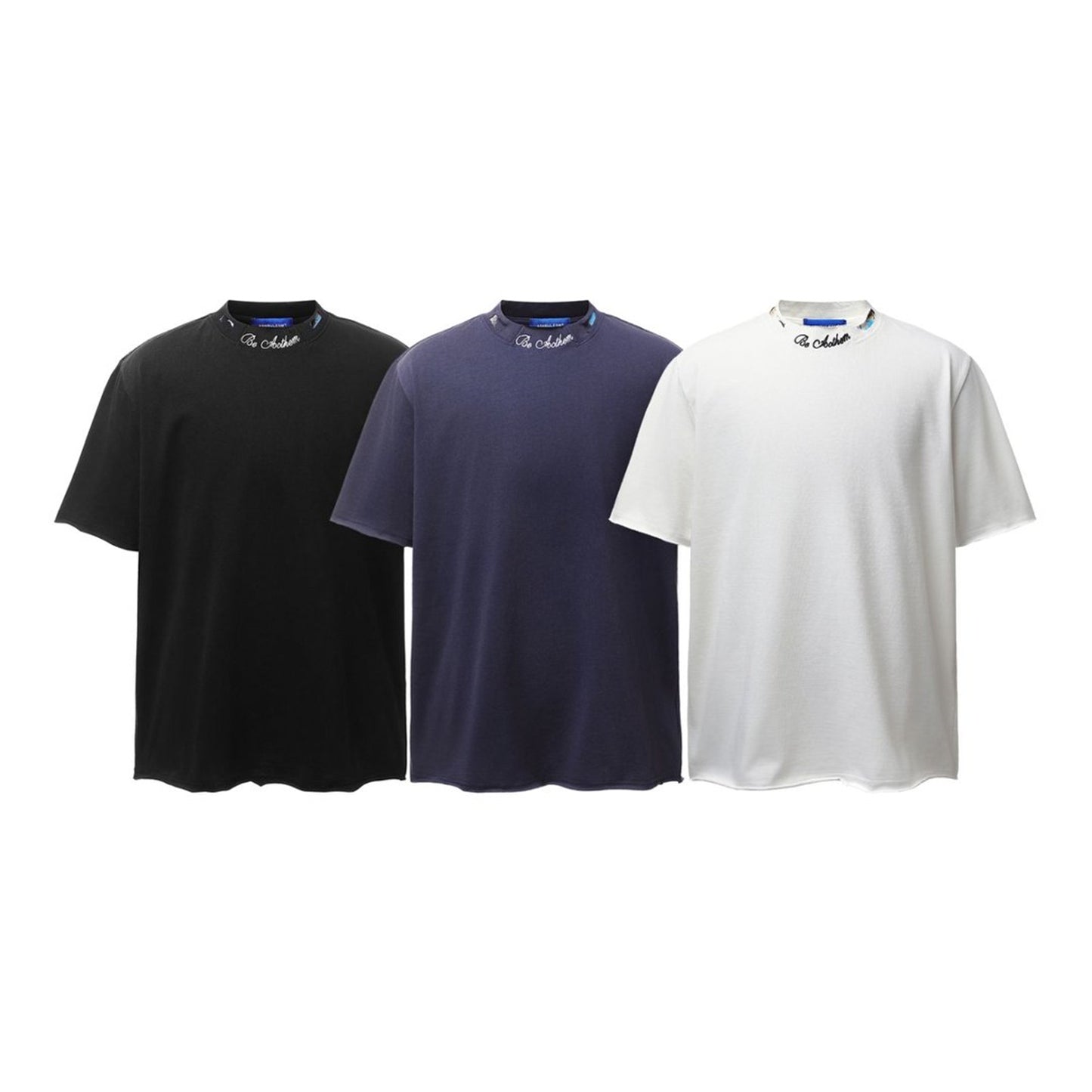 Neck Letter Short Sleeve T-Shirt WN26768