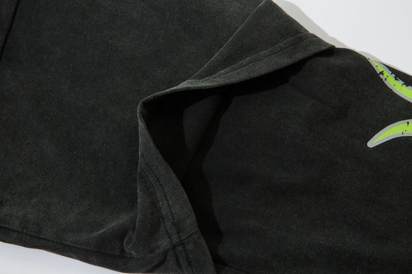 Flame Print Fake Layered Long Sleeve T-Shirt WN12713