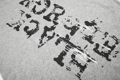 Graphic Print Notched Neck Long Sleeve T-Shirt WN28076