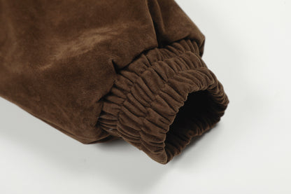 Hooded Fake Fur Collar Metal Buckle Jacket WN23092