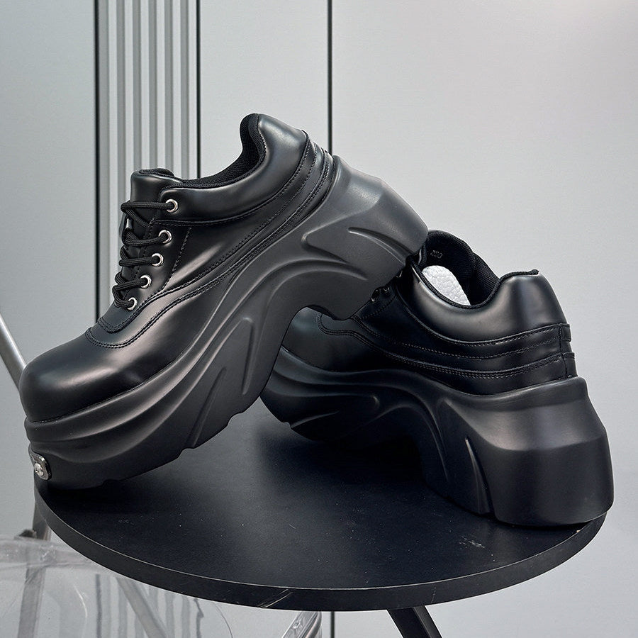 Thick-Sole Height-Increasing Derby Sneakers WN24753