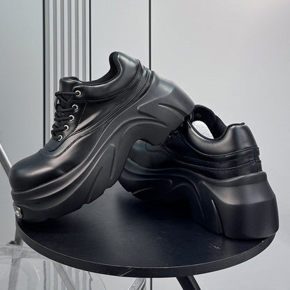 Thick-Sole Height-Increasing Derby Sneakers WN24753