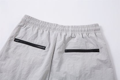 Patchwork Zipper Outdoor Straight Pants WN26926