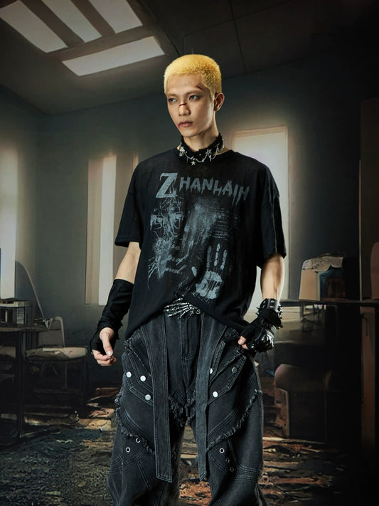 Breathable Stretch Print Short Sleeve T-Shirt WN18497