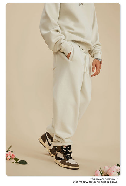 Wide-leg Washed Sweatpants WN6462