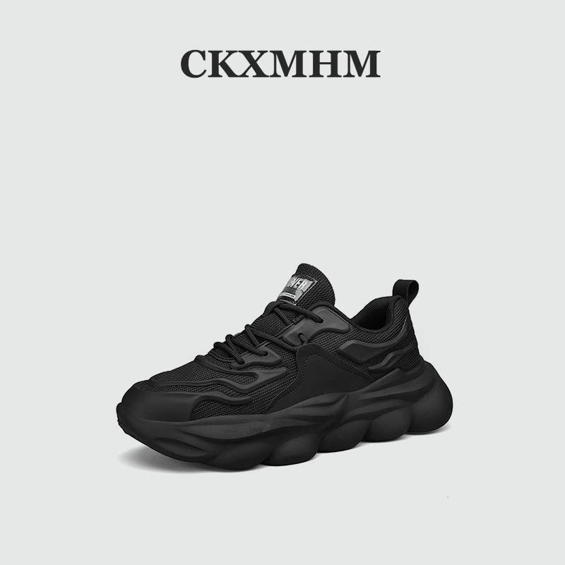 Bubble Sole Mesh Panel Chunky Sneakers WN23366