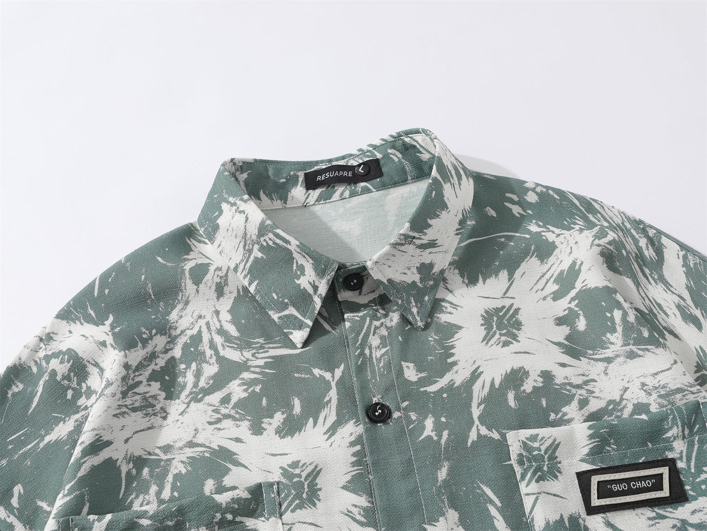 All Over Print Oversize Short Sleeve Shirt WN15046
