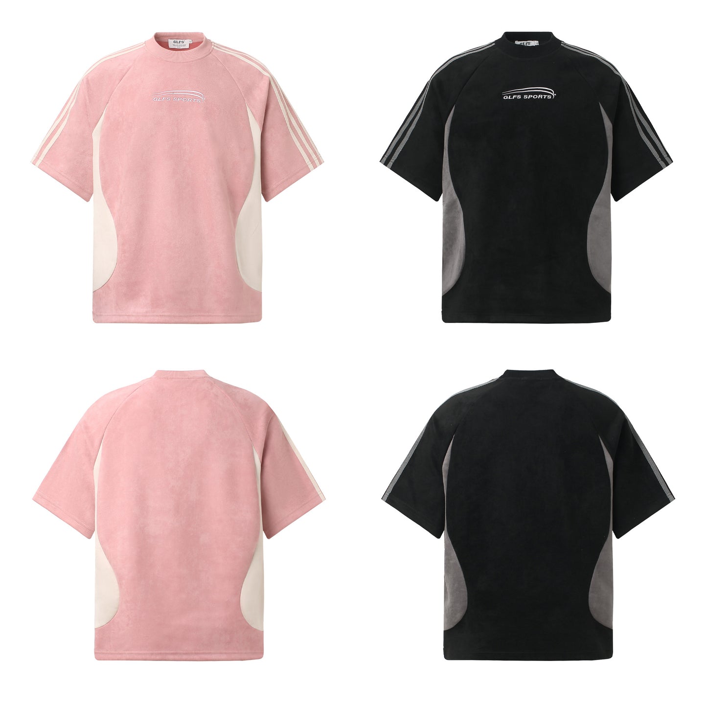 Suede Logo Oversize Short Sleeve T-Shirt WN26077