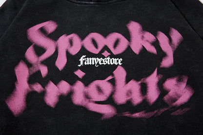 Letter Print Pullover Hoodie WN11208