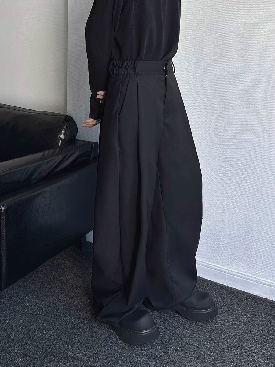 Deconstructed Wide Leg Trousersnts WN19355