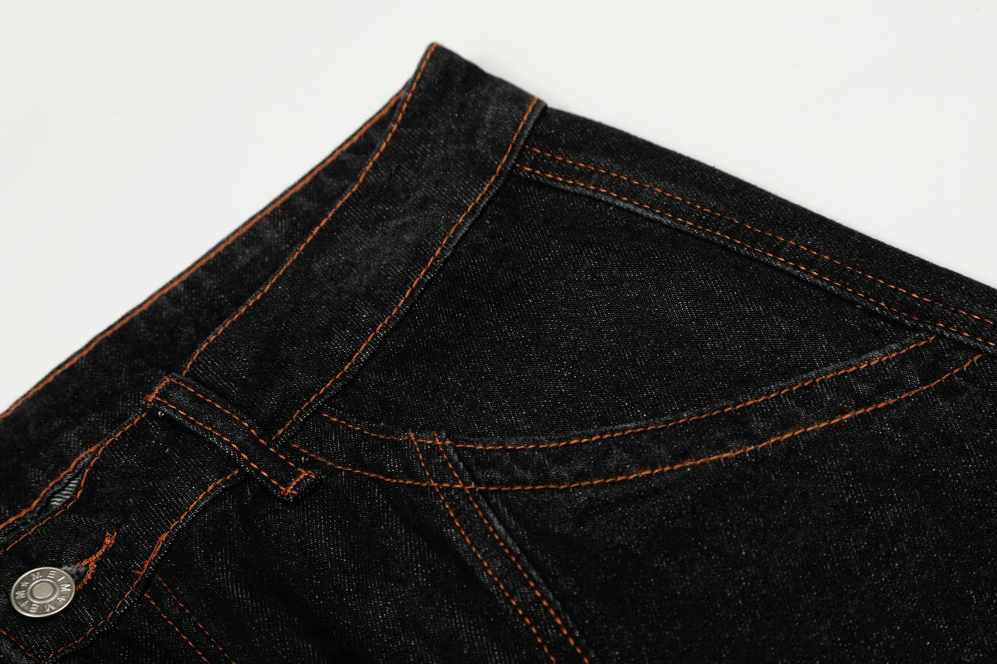 Raw Deconstruction Curved Denim Jeans WN25992