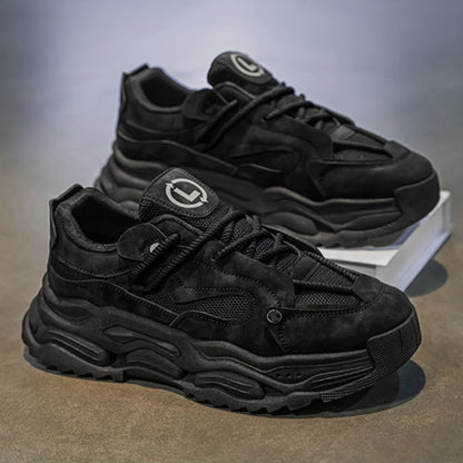 Chunky Sole Lace-Up Casual Sneakers WN23346