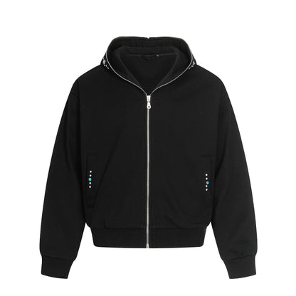 Fleece Air-Layer Zipper Hoodie WN21406