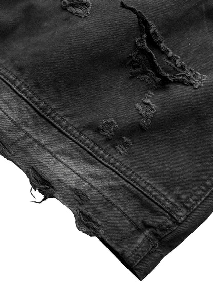 3D Pocket Abrasion YKK Zipper Cargo Denim Jeans WN27058