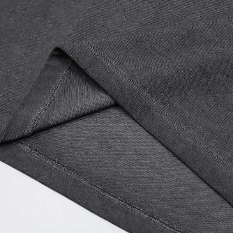 Plain Washed Oversize Short Sleeve T-Shirt WN18585