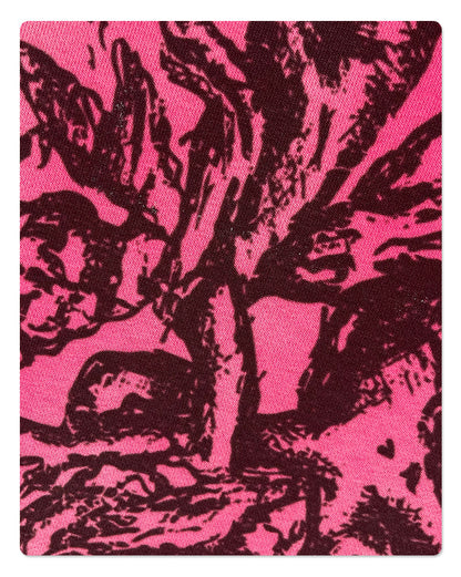 Spray Print Damage Cut-off Oversize Hoodie WN10002