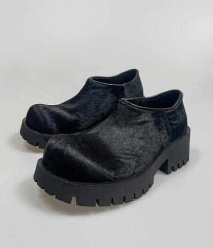 Pony Hair Chunky Sole Derby Shoes WN20623