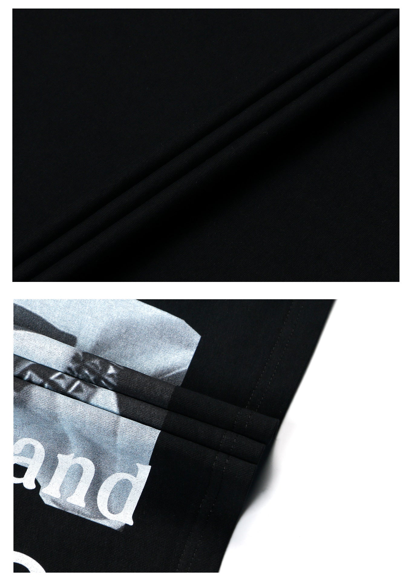 Portrait Graphic Letter Sleeveless T-Shirt WN26219