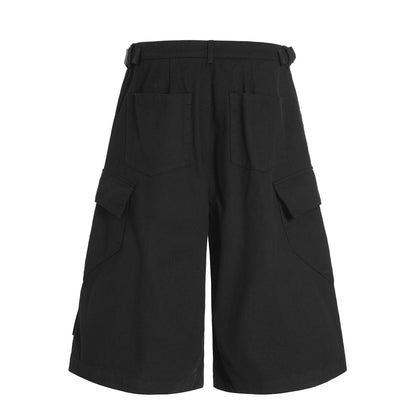 Multi-Pocket Straight Short Cargo Pants WN25829