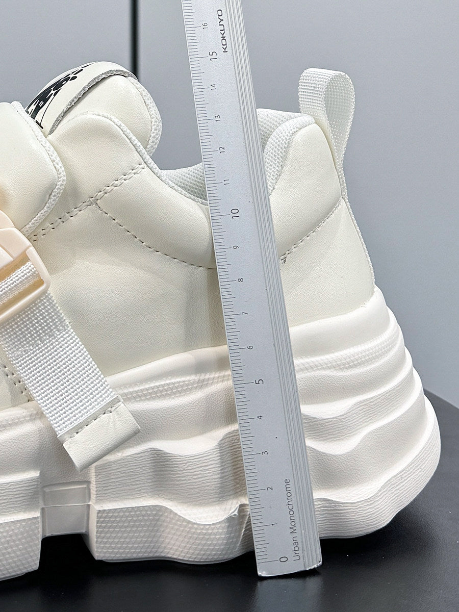 Strap Buckle Chunky Sole Sneakers WN24588