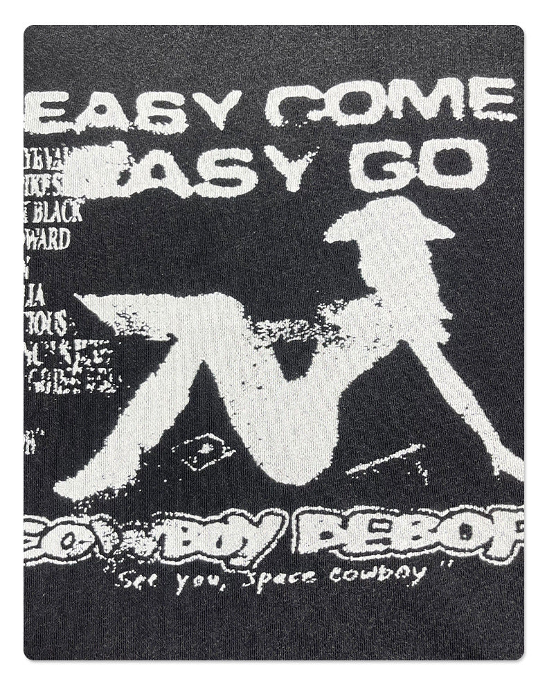 Oversize Print Hoodie WN7794