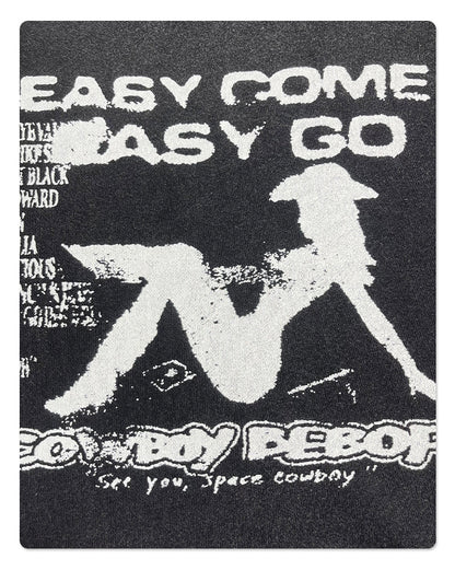 Oversize Print Hoodie WN7794