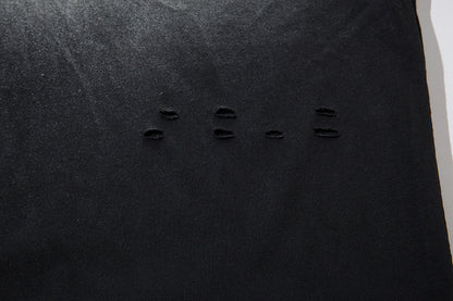 Gradient Damage Design Oversize Long Sleeve T-Shirt WN11129