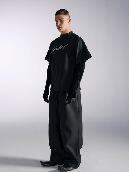 High-Waist Pleats Trousers WN15166