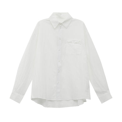 Wrinkle Pocket Long Sleeve Shirt WN25003