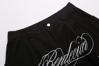 Graphic Cargo Pocket Half Pants WN27984