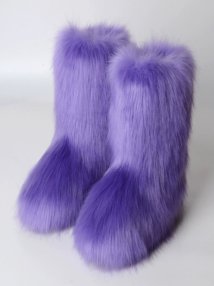 Furry Fleece Boots WN21149-K