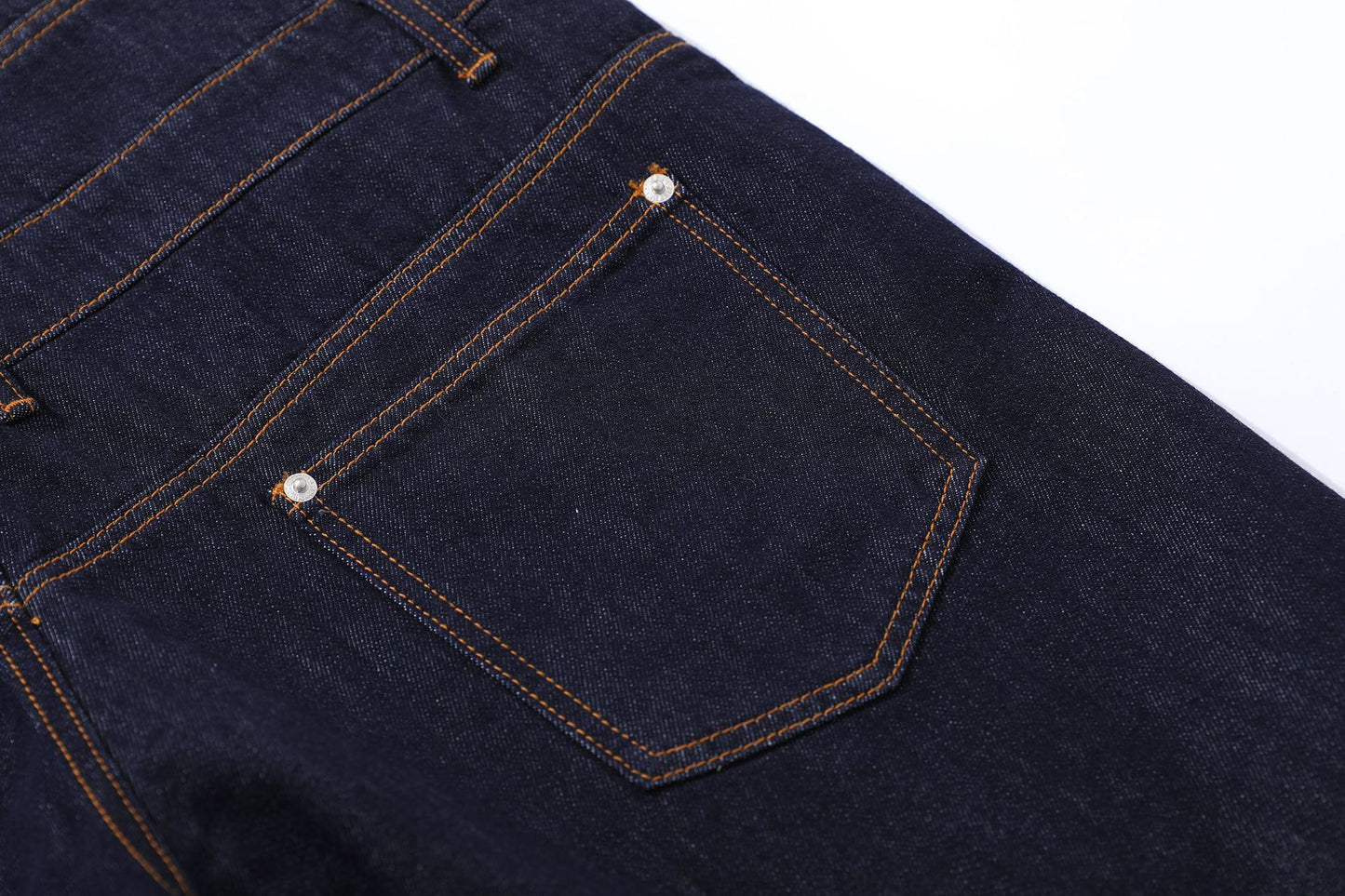 Double Waist Wide Leg Cropped Denim Half Pants WN25930
