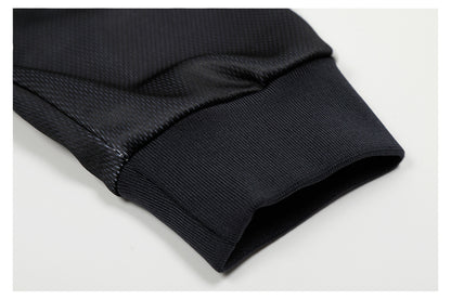 V-Neck Mesh Raglan Number Long Sleeve T-Shirt WN26581